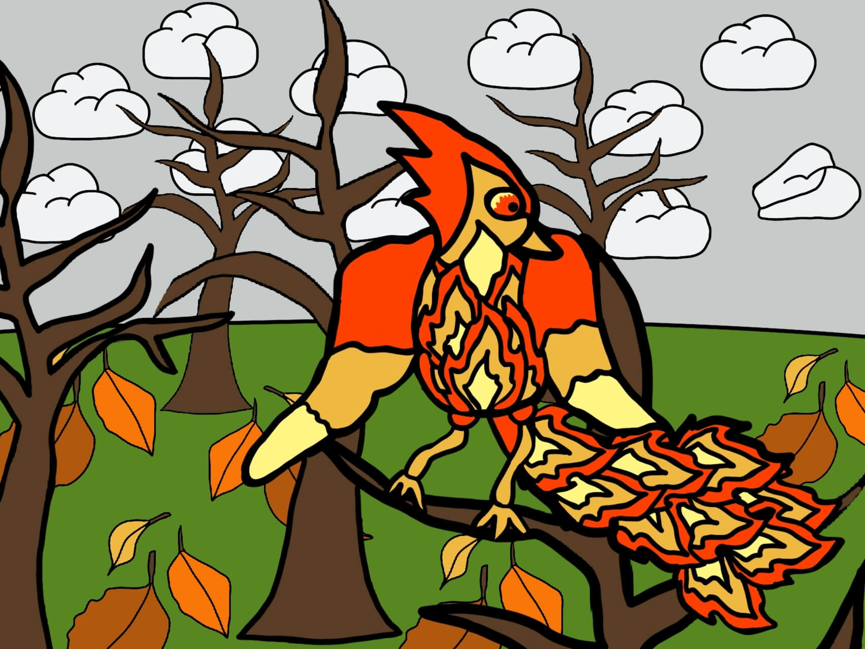 Felix The Phoenix Takes Flight