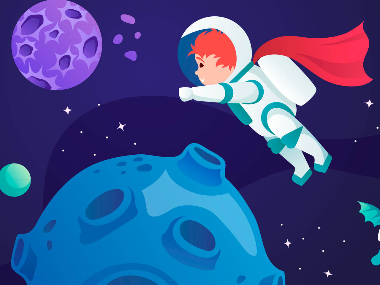 Billy & Zac The Cat Go To Space