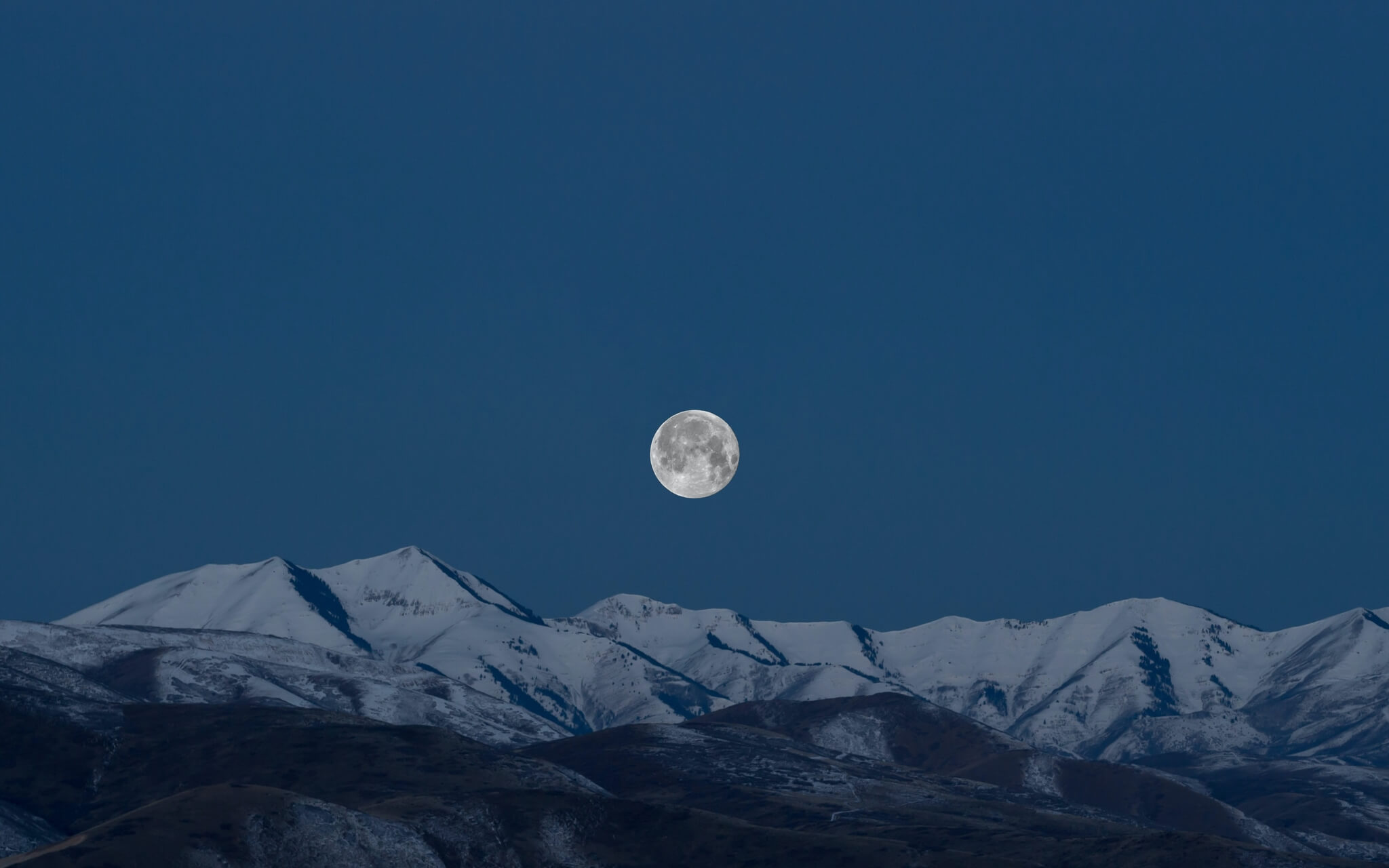 Full Cold Moon And Preparing For Winter