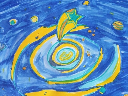 Star Ride Into The Galaxy