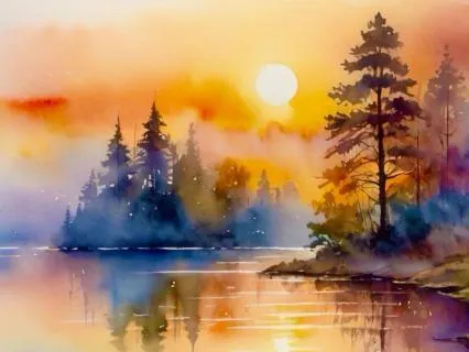 Медитация "Листья на воде"