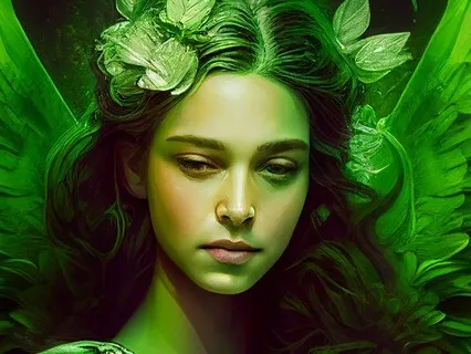 02-Anjo Verde | Green angel