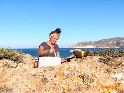 10-Minute Reset | Tibetan & Crystal Bowl Up A Mountain