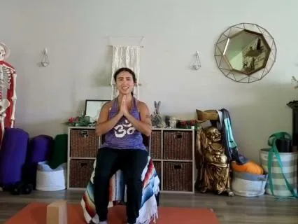 10-Minute Chair Yoga | Push-Pull Practice