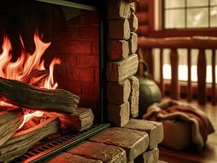 12 Hours Of Crackling Fireplace Sounds In The Woods