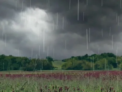 Singing Bowl With Thunderstorm Sounds