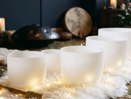 20-Minute Deep Relaxation Crystal Bowls, Tuning Forks & Rain