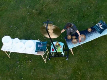 3-Minute Sound Bath: Flow, With Binaural Beats And River
