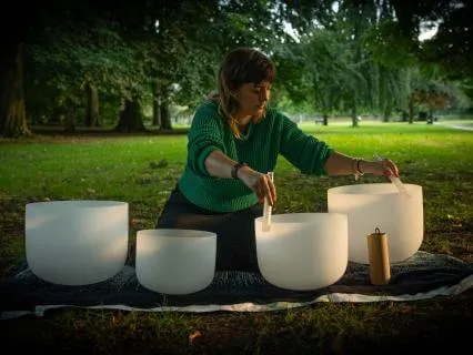 3-Minute Sound Bath: Peace, With Crystal Bowls