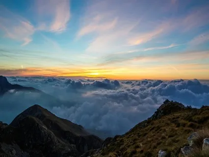 32-Minute Guided Curiosity ~ The Mountain Top With 396 Hz