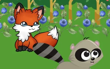 5 Acred Wood Fables: Fox And Raccoon