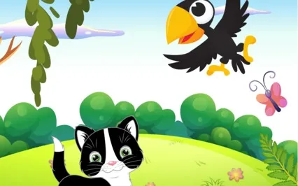 5 Acred Wood Fables: The Cat And The Crow