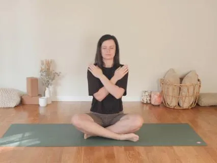 5 Min Yoga For Freeze Response | Trauma Informed