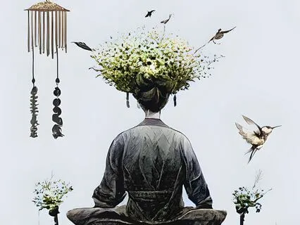 5 Minute Instrumental Shasta Wind Chimes With Crickets