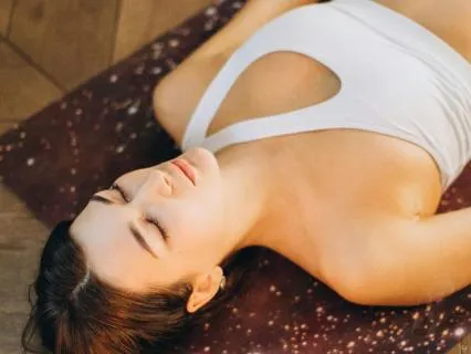6-Minute Somatic Grounding Before Sleep