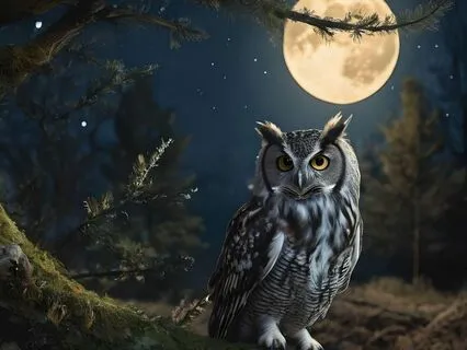 60-Minute Quiet Streams With Owl Sounds For Sleep