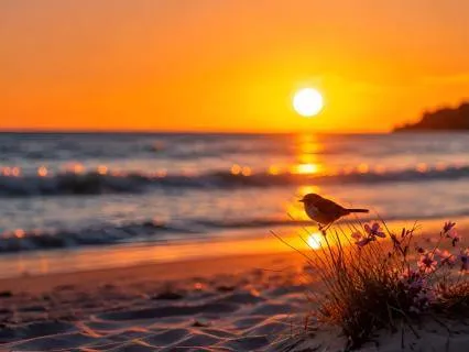 639Hz Inner Harmony • Piano, Calm Ocean, & Birds