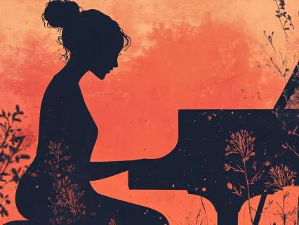 7 Hours Pink Noise For Sleep, Starting With Grand Piano