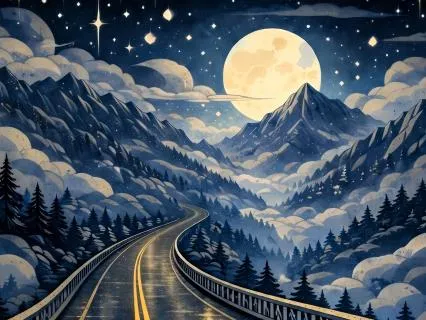 8-Hour Binaural Sleep Journey: Misty Mountain Drive