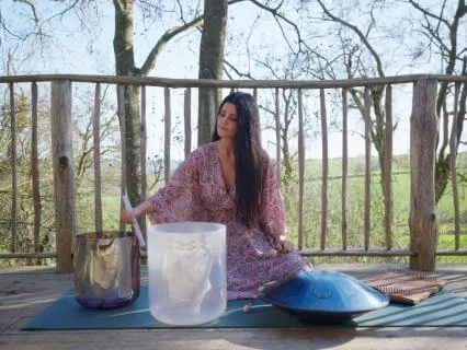 8-Minute Crystal Bowl, Rav Vast + Waveharp Sound Healing