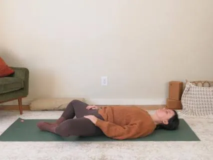 8-Minute Relaxing Bedtime Yoga To Unwind | Trauma Informed