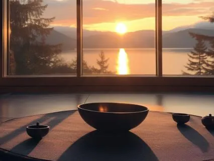 963 Hz Sound-Bowls With Sea