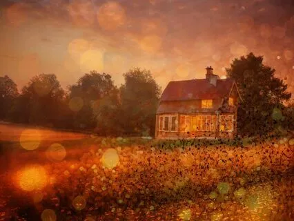 A House Covered With Dawn