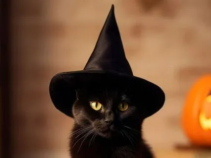 A Magical Halloween Journey With The Wise Black Cat