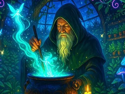 A Night In Elder Thorn's Magical Apothecary Greenhouse