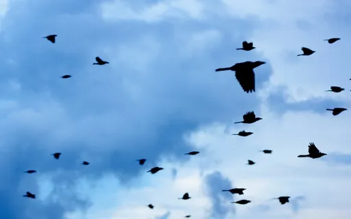 A River Of Blackbirds: A Christmas Poem