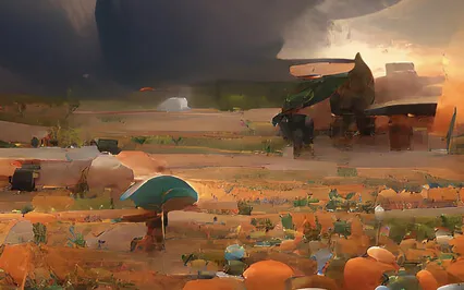 A Stormy Night At The Gamekeeper's Cabin