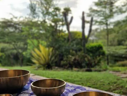 African Nature Sound Bath - Rain With Zen Bowls & Chimes