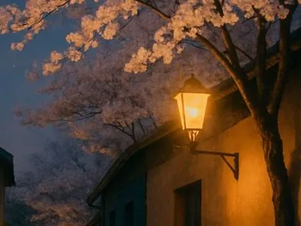 Alley Of Spring Light – Warm Sunlight & Quiet Calm