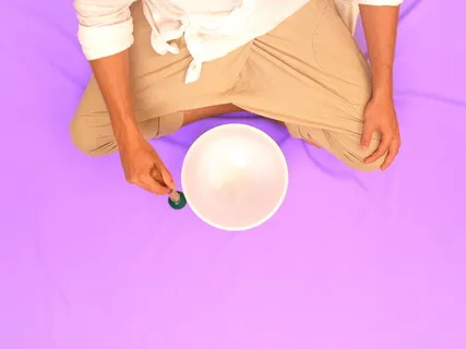 Alpha Waves - Guided Binaural Beats Crown Chakra Frequency