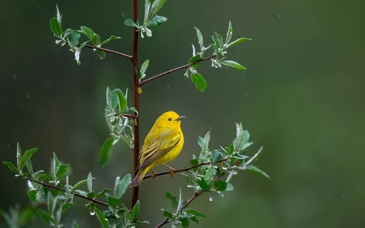 An Hour Of Birds In The Rain