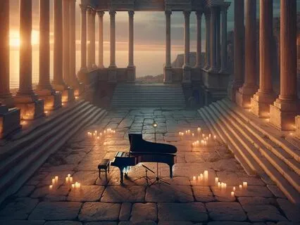 Slow Meditation Music - Ancient Peace - (Piano & Voice)