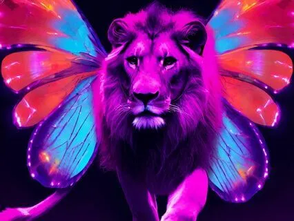 Animal Energy: Lion-Rabbit-Eagle-Dolphin-Butterfly