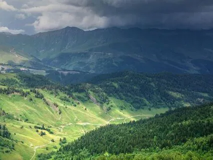 Approaching Thunderstorm In The Valley