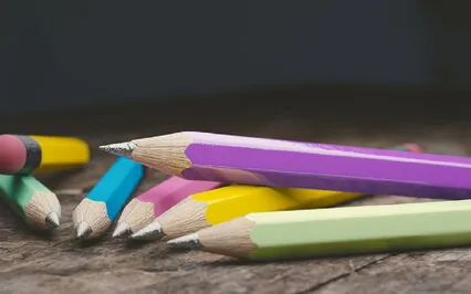 Artist Drawing On A Sketchbook With Rain Sounds