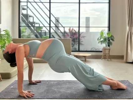 Ashtanga Yoga During Pregnancy | 9th Month Modified Practice