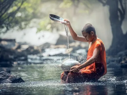 ASMR Water Meditation - Stress To Peace