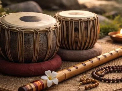 Uplifting Yogic Flute Meditation - Bansuri & Tabla