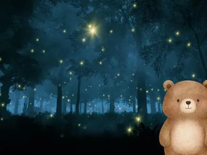 Bear & The Fireflies | Yoga Nidra Ages 4–6 | Busy Brains