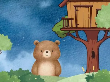 Bear & The Tree House | Yoga Nidra Ages 4–6 | Busy Brains