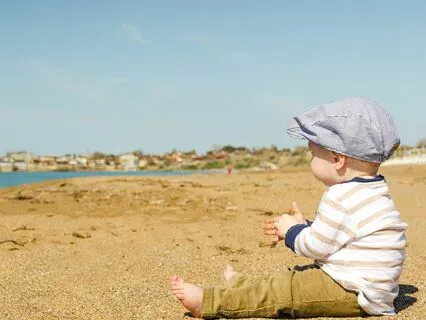 Become A Child Playing On The Beach