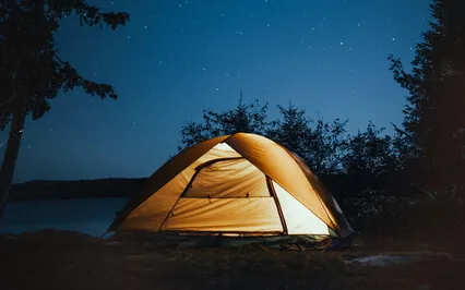 Bedtime Story - Night In A Tent - Voice Only