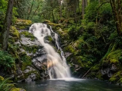 Bedtime Waterfall: 60 Mins Of Natural White Noise For Sleep