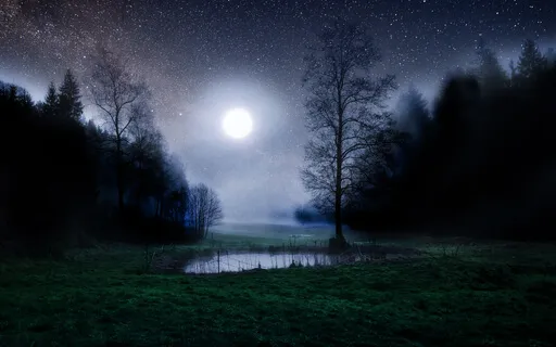 Binaural Delta Moonlight Meditation 3 Hz.