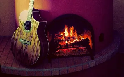 Binaural Relaxing Music: "Winding Down" Guitar/Crystal Bowl