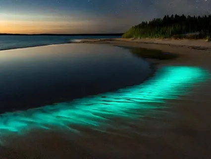 Bioluminescent Bliss: A Guided Bedtime Visualization